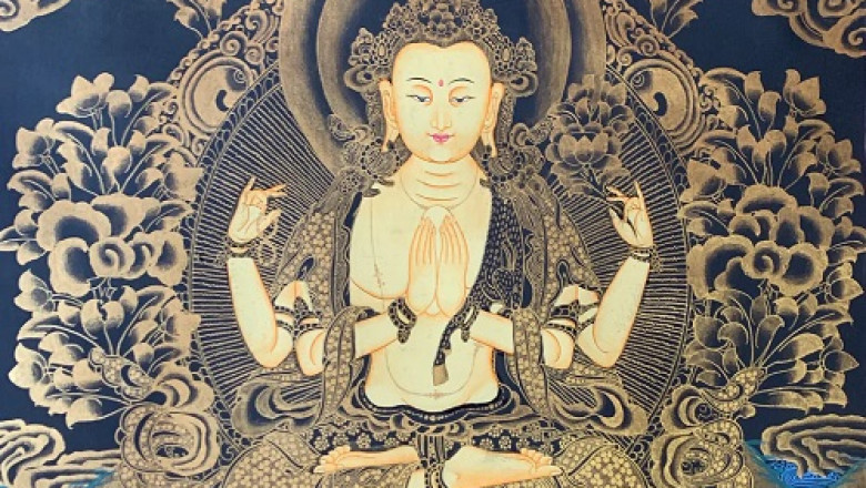 Explore The Ultimate Tranquility With The Lord Buddha Painting And Yantra Art Painting