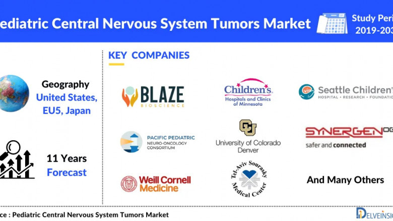 Pediatric Central Nervous System Tumors Market is expected to show positive growth, during the study period of 2019 to 2032, DelveInsight