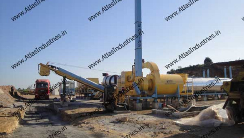 Stationary Asphalt Drum Mix Plant – Atlas Industries