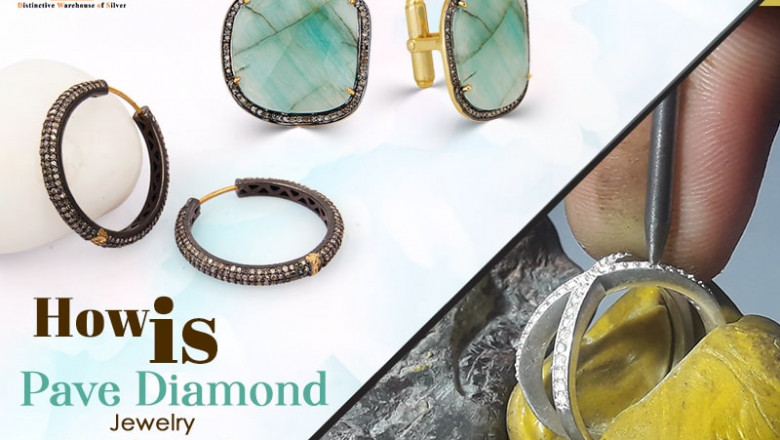 How is Pave Diamond Jewelry Manufactured?