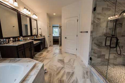 Custom Bathroom Design Denver - Dahlias & Granite