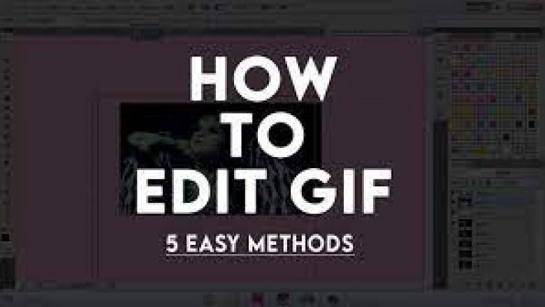 How to edit gif.