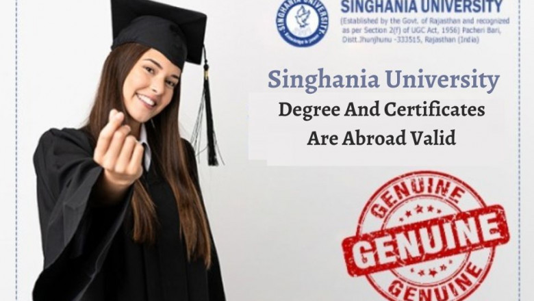 Singhania University Degree And Certificates Are Abroad Valid