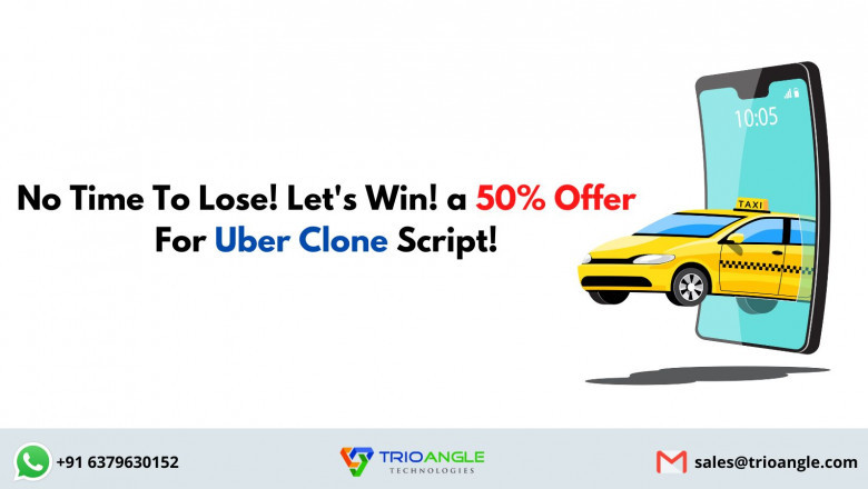 No Time To Lose! Let's Win! a 50% Offer For Uber Clone Script!