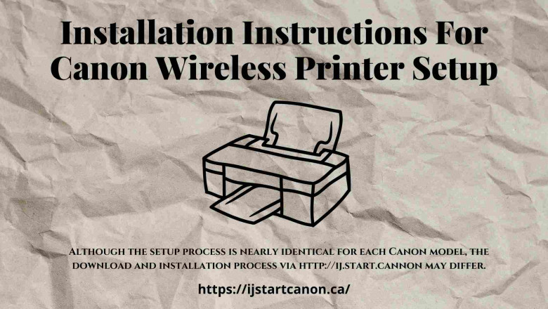 Installing Canon Driver Software With IJ Start