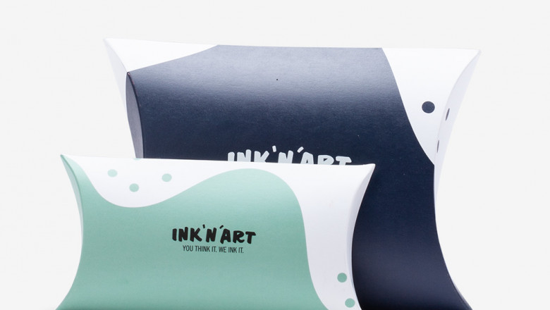 Custom-designed Pillow Box Packaging