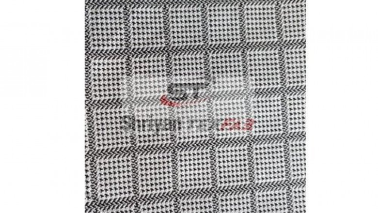 Checked Polyester Jacquard Fabric