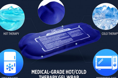 Medvice 2 Reusable Hot and Cold Ice Packs