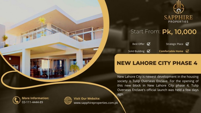 New Lahore City Facilities |LDA Approved | Sapphire Properties