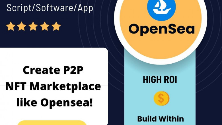 OpenSea Clone Script Software - How to Create Whitelabel P2P NFT Marketplace like Opensea Instantly!