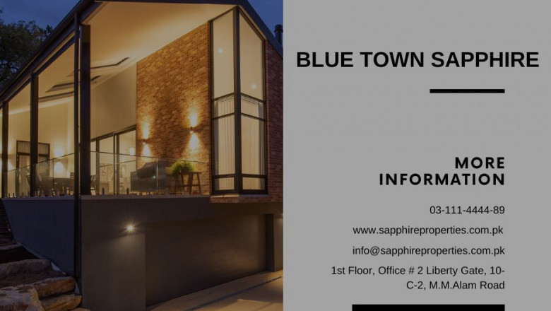 Location of Blue Town Sapphire in Lahore, Pakistan