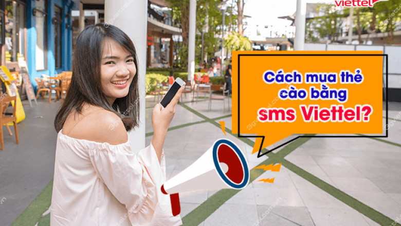 cach mua the cao viettel bang sms