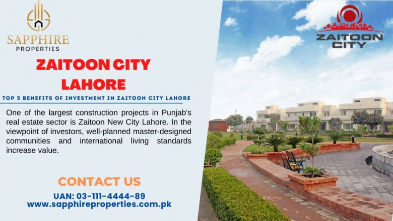 Zaitoon City Lahore | Location Map | Payment Schedule 2022