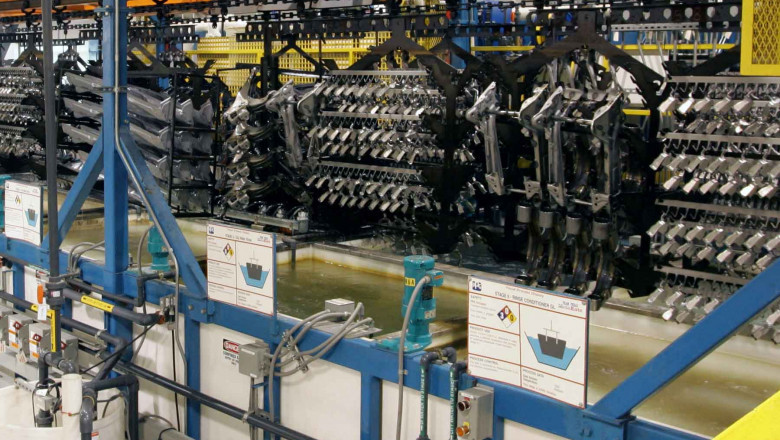 During E-Coat Metal Is Submerged In A Solution Containing A Paint Emulsion And A Water-Based Solvent