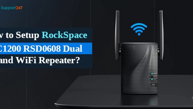 How to Setup RockSpace AC1200 RSD0608 Dual Band WiFi Repeater?