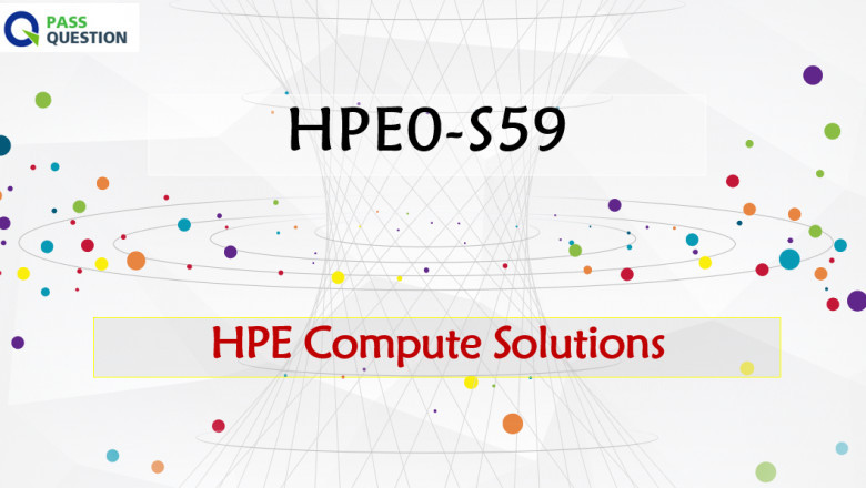 HPE Compute Solutions HPE0-S59 Dumps