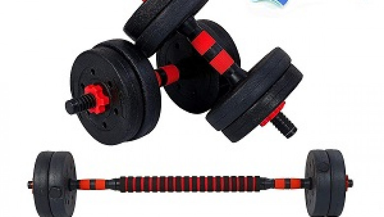 3 in 1 Dumbbell, 15 kgs Adjustable Dumbbell From Artecue