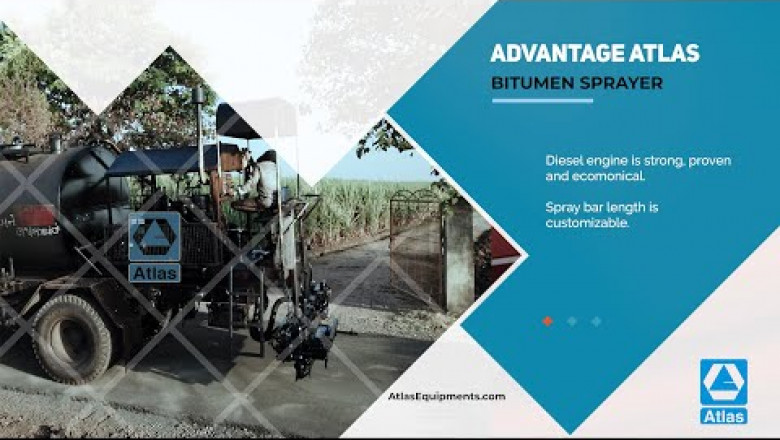 4 To 12 Tons Bitumen Pressure Distributor By Atlas Equipment’s