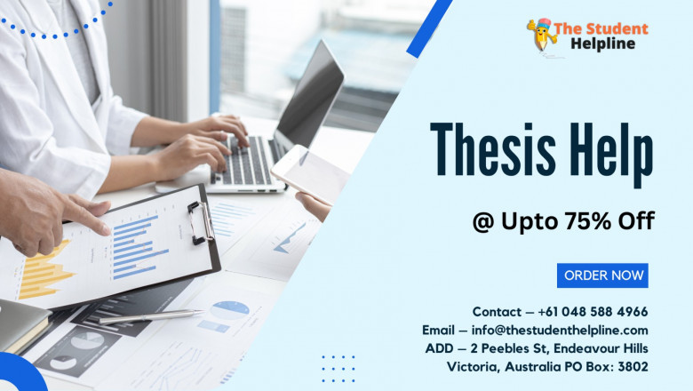Avail The Best Thesis Help Australia @ Upto 75% Off | Order Now!
