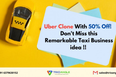 Uber Clone With 50% Off! - | Don't Miss this Remarkable Taxi Business idea !!