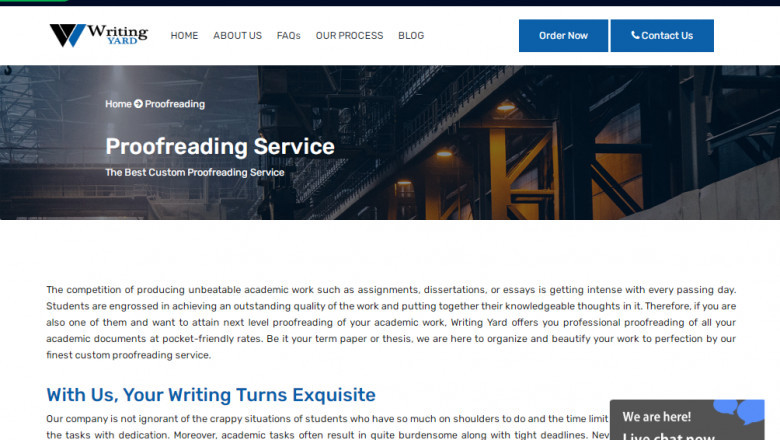 Best Custom Proofreading Service Online From Writing Yard