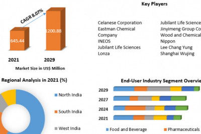 India Ethyl Acetate Market   Analysis by Size, Share, Opportunities, Revenue, Future Scope and Analysisand Forecast (2022-2029)