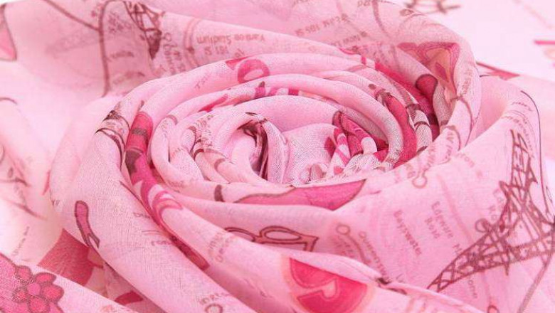 Pink Cashmere Scarf For Presents