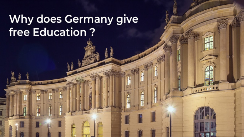 Why does Germany give free Education ?