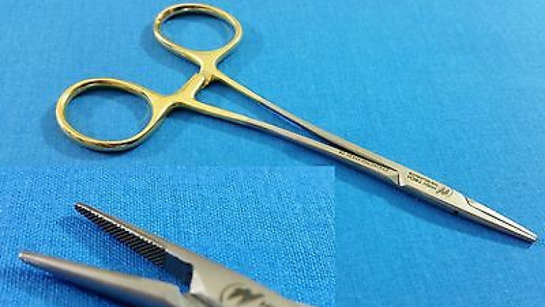 Carbide Tipped Needle Holders Are Surgical Operation Instruments And Are Among The Needle Holders