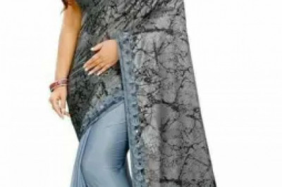 The trendy ruffle saree >>>shivanshmall.in