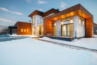 Warm European-style home with neutral interiors