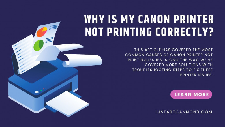 Why won't my Canon printer print properly?