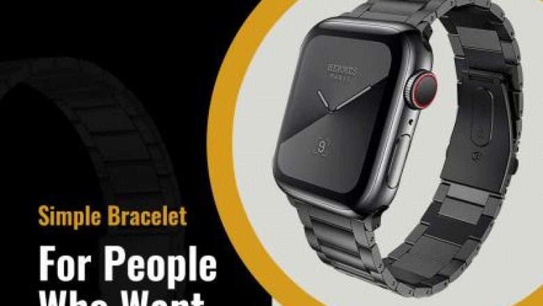 Diamond apple watch band men