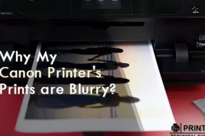 How to Fix Canon Printer's Prints are Blurry ?