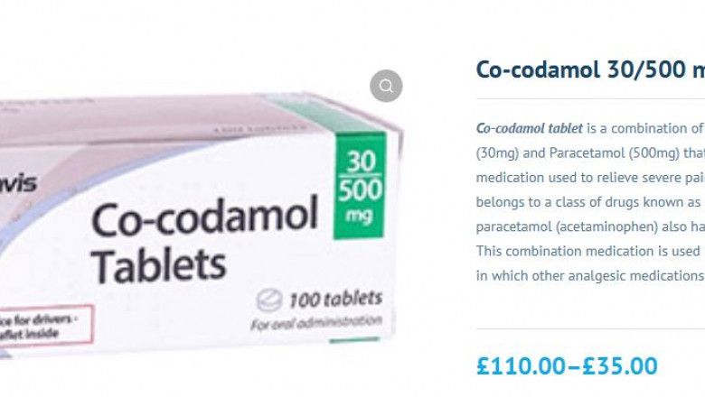 Codamol 30 500 Online UK - Super-UK Meds