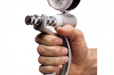 Muscle strength is measured using a medical dynamometer