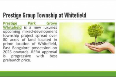 Prestige Best Upcoming Township Project at Whitefield East Bangalore