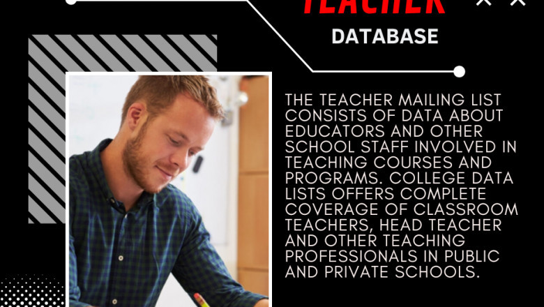 Teachers Email List to Reach Educators