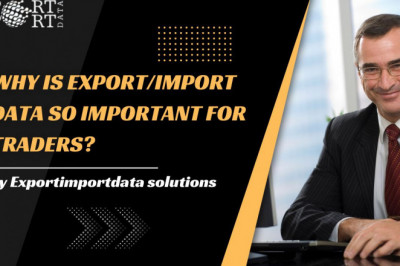Why is export/import data so important for traders?
