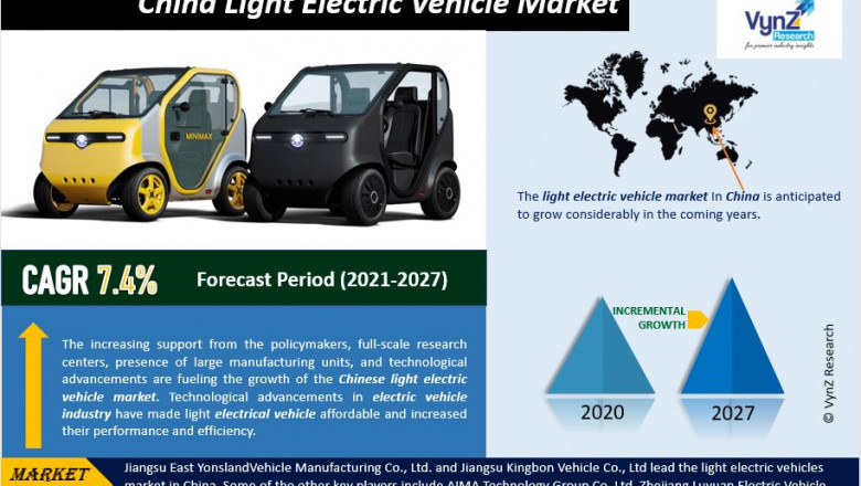 China Light Electric Vehicle Market Size, Share, Growth, Value, Analysis, and Forecast 2022-2027.