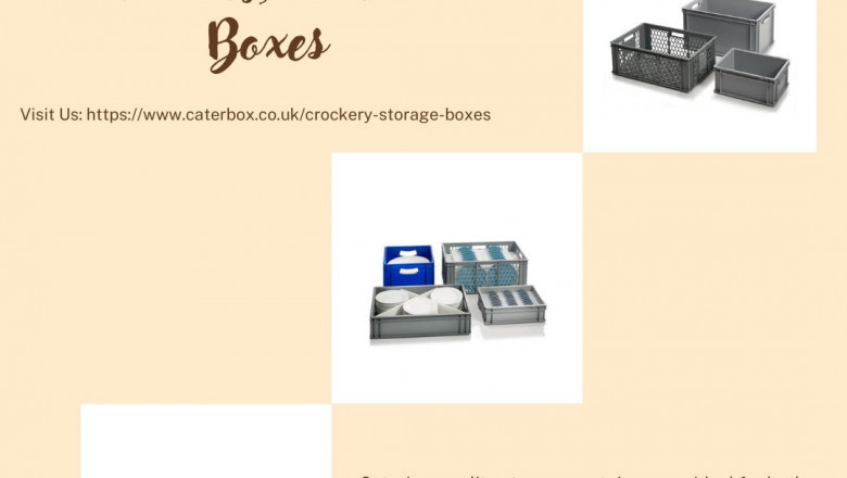 Shop Crockery Storage Boxes online from Caterbox in the UK @ best prices