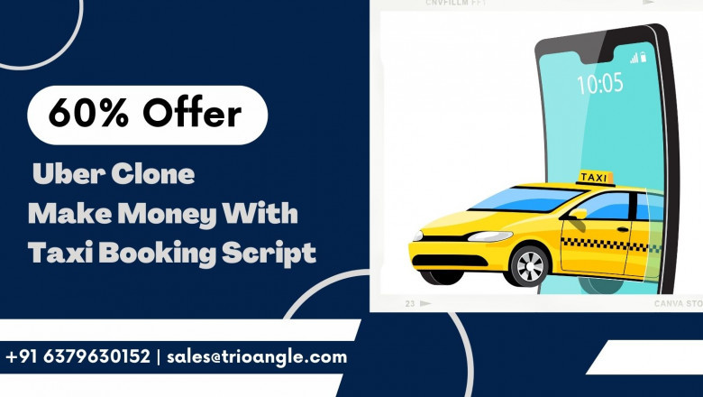 60% Offer on Uber Clone - Make Money WithTaxi Booking Script