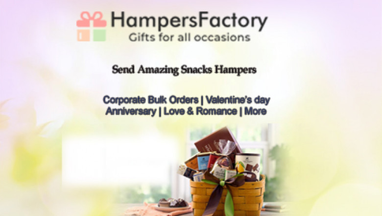 Make Online Snacks Hampers Baskets Delivery in India at Cheap Price