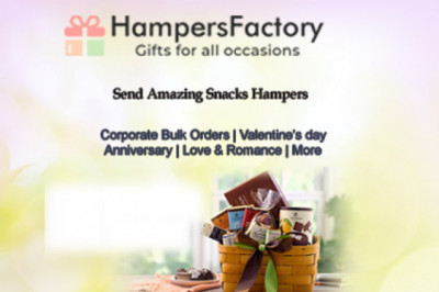 Make Online Snacks Hampers Baskets Delivery in India at Cheap Price