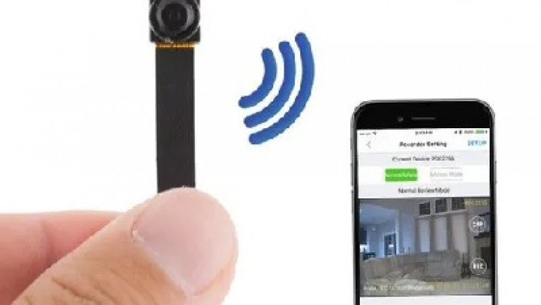 A Digital Spy Camera Records To Sd Card