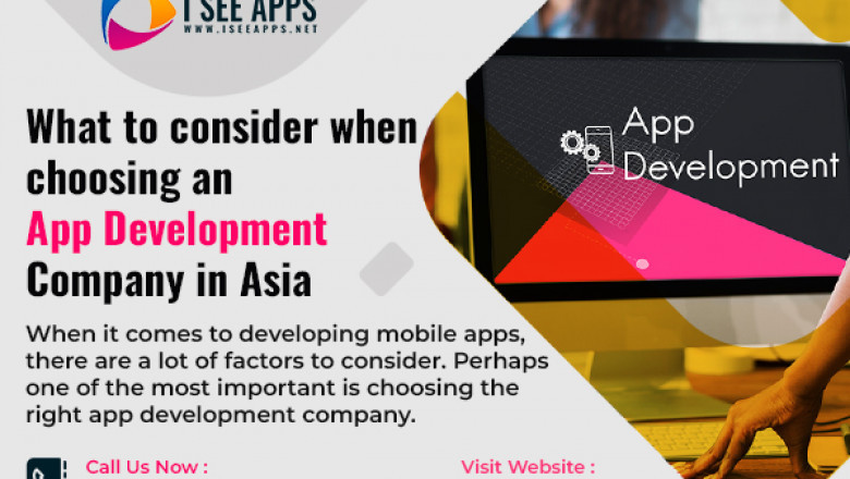 What to consider when choosing an app development company in Asia