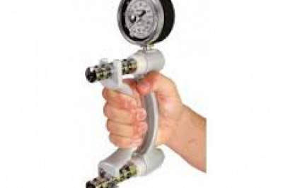 The medical dynamometer measures muscle strength of a particular body part
