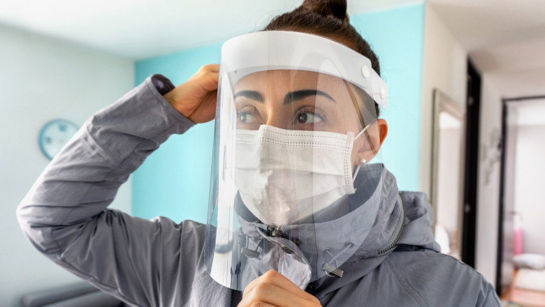 Face Shields Should Be Used On Their Own or In Conjunction with Other Treatments