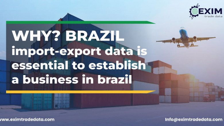 Why Brazil import-export data is essential to establish a business in brazil.