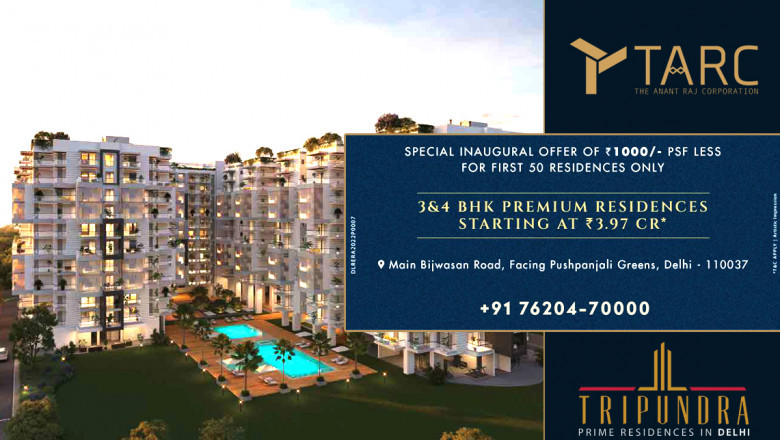 TARC Launches Residential Project in New Delhi 'TARC Tripundra'